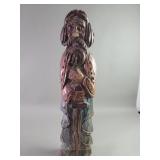 Carved wood Santo