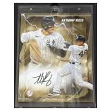 Anthony Rizzo signed blowup card