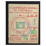 1930 FIFA World Cup ticket stub