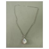 Sterling silver chain with sterling silver and