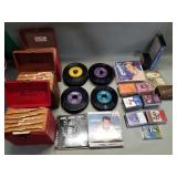 Group of vintage vinyl 45