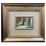 Framed, signed oil on canvas painting
