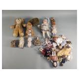 Group of vintage dolls
