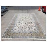 Large vintage hand made rug