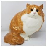 Vintage ceramic cat, missing one eye