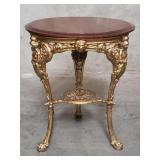 Victorian-style style cast iron amd mahogany