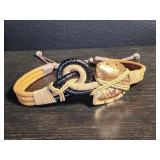 1980s BOHO RJ Graziano statement belt