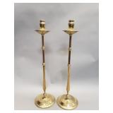 Pair of vintage brass candlesticks