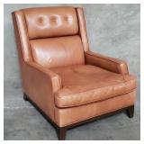 Eleanor Rigby Sevilla-style leather lounge chair