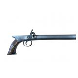 Antique saw handle pistol circa 1840-1850.