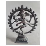 Vintage brass Hindu God Shiva sculpture