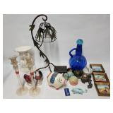 Vntage items - glass jug, Mexican art