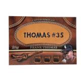 2011 Topps Frank Thomas leather nameplate