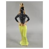 Mid century ceramic "Blackamoor dancer" figure