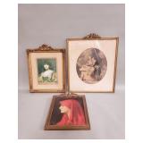 Three vintage prints