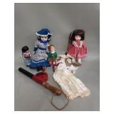 Group of vintage dolls