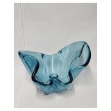 Vintage melted glass Sparklette style jug
