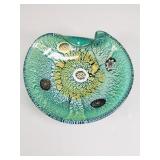 Vintage murano style art glass bowl