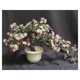 Chinese glass bonsai tree