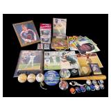 Lot of sport Items: cards, autographs, baseballs,
