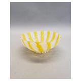 Mid-century Modern style art glass bowl