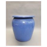 Vontage blue pottery planter