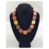 Vintage Perini Murano glass Venetian bead necklace