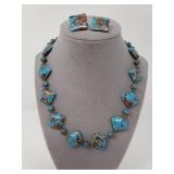 Vintage Italiy, Murano glass bead necklace and