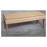 Contemporary upholstery bench