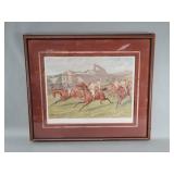 John Sturges lithograph "The Preliminary Canter"