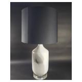 Modern glass and acrylic table lamp