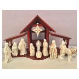 Vintage Lenox porcelain nativity set