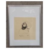 Gregory Brisson lithograph dated 1988