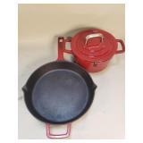 Group of Martha Stewart cast iron cookware,