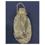 1930s Whiting & Davis mesh evening purse silver