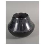 Lupita Martinez signed Pueblo blackware bowl
