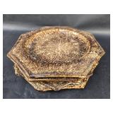 4 Whieldon style earthen-ware plates