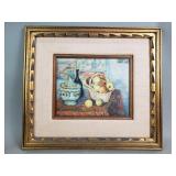 Textured print of Paul Cï¿½zanne