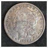 1885-O Morgan silver dollar coin