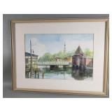 John L. Schoepfle signed watercolor