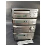 4 vintage Denon precision audio component,