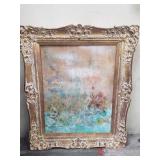 Vintage signed Murray Silsby mixed media painting