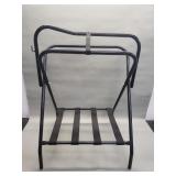 Folding saddle rack