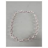 Sterling silver Brutalist style necklace