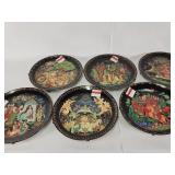Vintage Russian Tianex porcelain plates