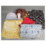 Group of vintage fabrics
