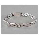 Vintage sterling silver hand made bracelet