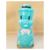 Vintage blow mold piggy bank