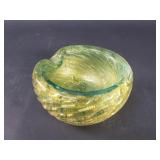 Vintage murano style art glass bowl