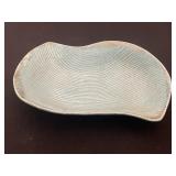 Signed mid-century ceramic dish USA